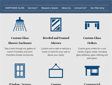 Tablet Screenshot of northsideglass.com